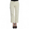 Pantaloni cargo corti capri in cotone beige - IT38-XS