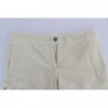 Pantaloni cargo corti capri in cotone beige - IT38-XS