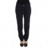 Pantaloni vestibilità casual in misto cotone blu - IT40-S