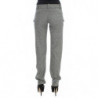 Pantaloni casual in cotone a quadretti bianchi neri - IT42-M