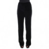 Pantaloni a gamba dritta in cotone velluto nero - IT42-M