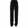 Pantaloni a gamba dritta in cotone velluto nero - IT42-M