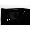 Pantaloni a gamba dritta in cotone velluto nero - IT42-M