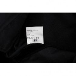 Pantaloni a gamba dritta in cotone velluto nero - IT42-M