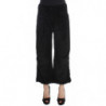 Pantaloni bootcut Capri in cotone e velluto nero - IT40-S