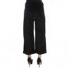 Pantaloni bootcut Capri in cotone e velluto nero - IT40-S
