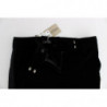 Pantaloni Bootcut in viscosa di velluto a righe nere - IT40-S
