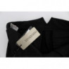 Pantaloni cropped Capri in misto cotone nero - IT40-S