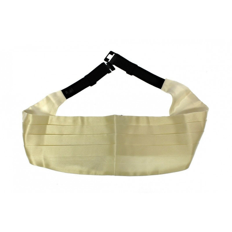 Cintura con fascia in seta bianca - IT48 - M