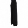 Pantaloni larghi in misto cotone a righe nere - IT40-S