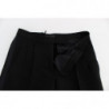 Pantaloni larghi in misto cotone a righe nere - IT40-S