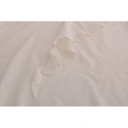 T-shirt bianca con camicetta in lana 100% lana - IT46-XL
