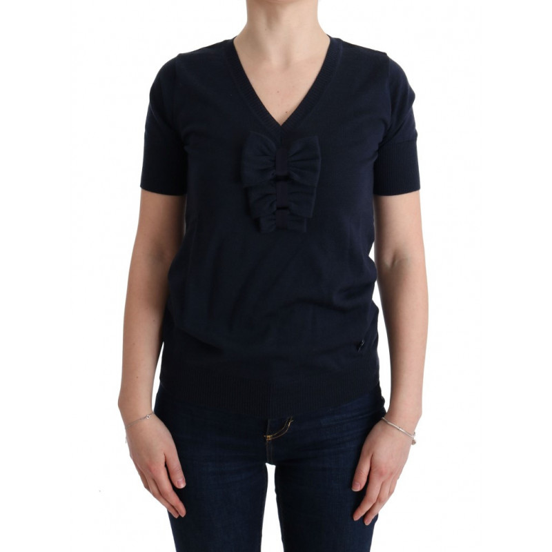 Top blusa in lana 100% lana lana - IT44-L