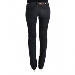 Jeans svasati slim in cotone grigio - W26