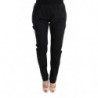 Pantaloni casual slim fit in cotone nero - IT48-XXL