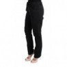 Pantaloni casual slim fit in cotone nero - IT48-XXL