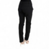 Pantaloni casual slim fit in cotone nero - IT48-XXL