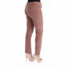Pantaloni casual corti in velluto rosa - IT44-L