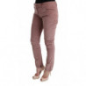 Pantaloni casual corti in velluto rosa - IT44-L