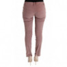 Pantaloni casual corti in velluto rosa - IT44-L
