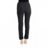 Pantaloni casual skinny in lana vergine grigia - IT44-L