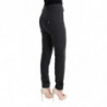 Pantaloni casual skinny in lana vergine grigia - IT44-L