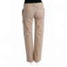 Pantaloni Regular Fit in Cotone Lana Beige - IT40-S