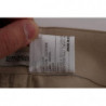 Pantaloni Regular Fit in Cotone Lana Beige - IT40-S