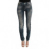 Jeans slim fit in misto cotone lavaggio blu - W26