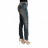 Jeans slim fit in misto cotone lavaggio blu - W26