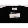 Maglione camicetta di lana nera - IT44-L