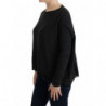 Maglione lavorato a maglia in viscosa grigia - XS