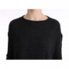 Maglione lavorato a maglia in viscosa grigia - XS