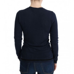Maglia Blu In Viscosa Scollo V - S