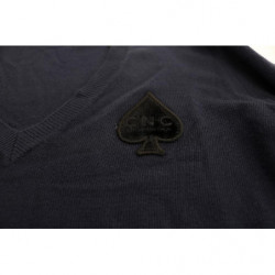 Maglia Blu In Viscosa Scollo V - S