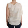 Camicetta superiore asimmetrica beige - XXS