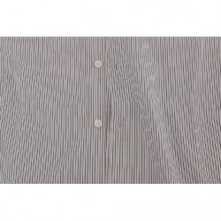 Camicia vestibilità regolare in cotone casual a righe blu bianche - XL
