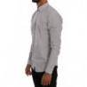 Camicia vestibilità regolare cotone casual motivo check bianco blu