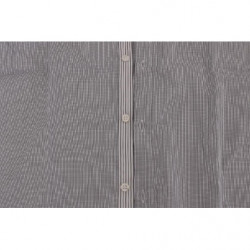 Camicia vestibilità regolare cotone casual motivo check bianco blu