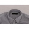 Camicia vestibilità regolare cotone casual motivo check bianco blu