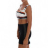 Top bustier elasticizzato con paillettes multicolori - IT42-M