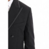 Abito 3 pezzi a due bottoni in lana stretch grigia - IT48 - M