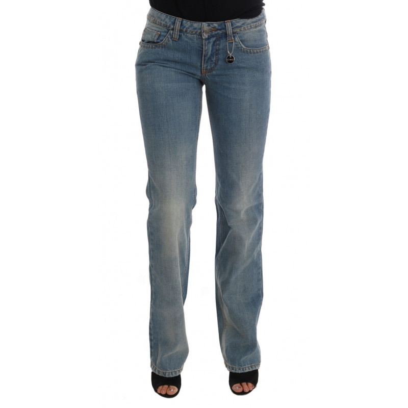 Jeans classici in cotone lavaggio blu - W26