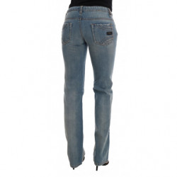 Jeans classici in cotone lavaggio blu - W26