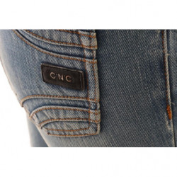 Jeans classici in cotone lavaggio blu - W26