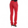 Jeans slim elasticizzati in cotone rosso - W29