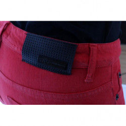 Jeans slim elasticizzati in cotone rosso - W29