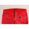 Jeans slim elasticizzati in cotone rosso - W29