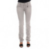 Jeans slim in cotone lavaggio grigio - W26