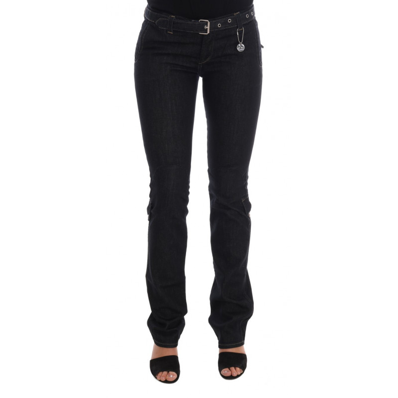 Jeans slim fit in cotone elasticizzato blu - W27